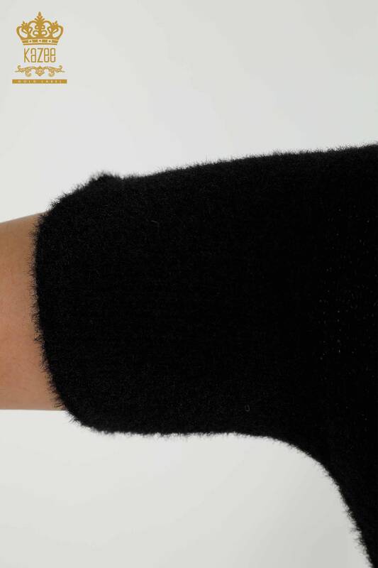 Wholesale Women's Knitwear Sweater - Angora - Black - 30293 | KAZEE