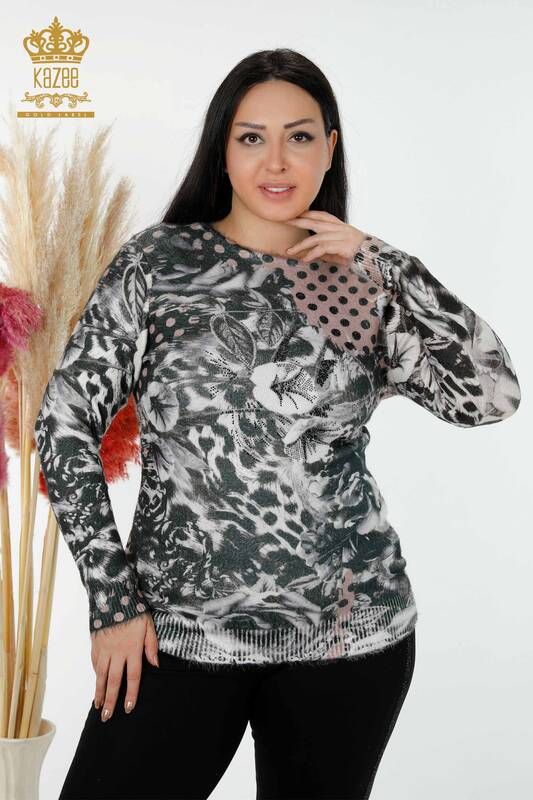 Wholesale Women's Knitwear Sweater Angora Mink - 16000 | KAZEE
