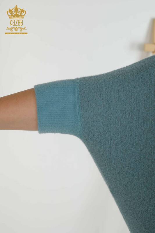 Wholesale Women's Knitwear Sweater - Angora - Mint - 30293 | KAZEE