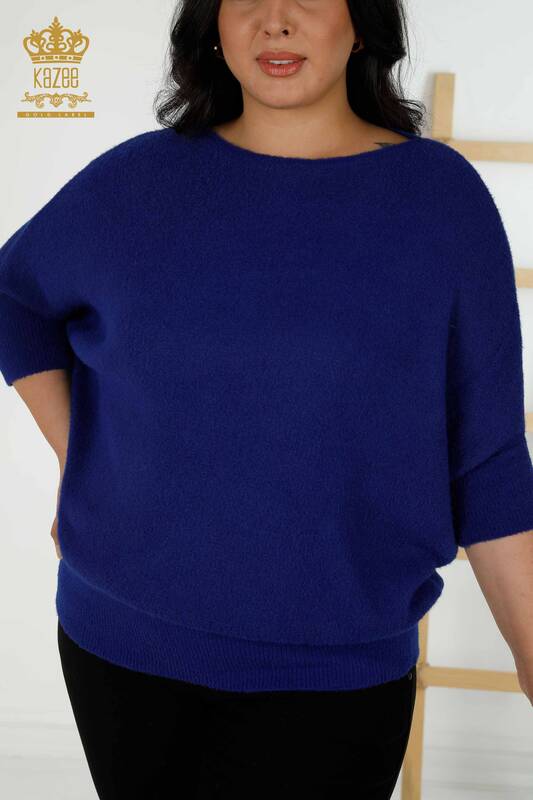 Wholesale Women's Knitwear Sweater - Angora - Saks - 30293 | KAZEE