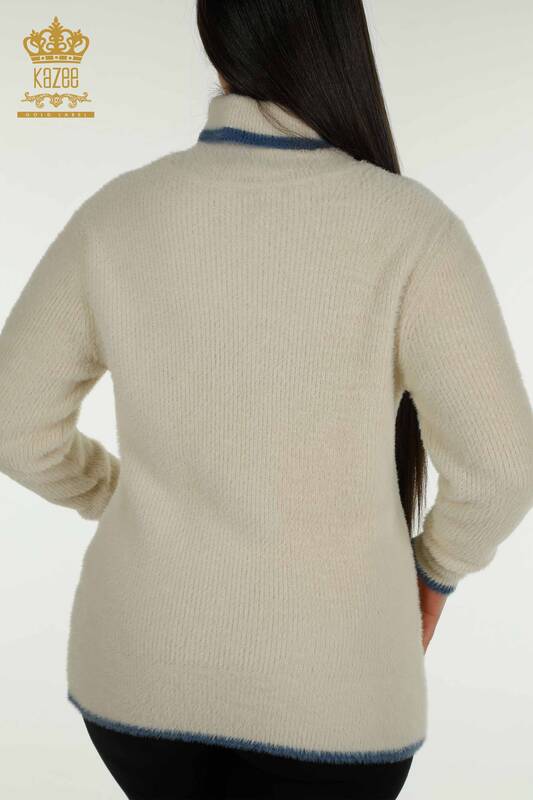 Wholesale Women's Knitwear Sweater Angora Stone - 30646 | KAZEE