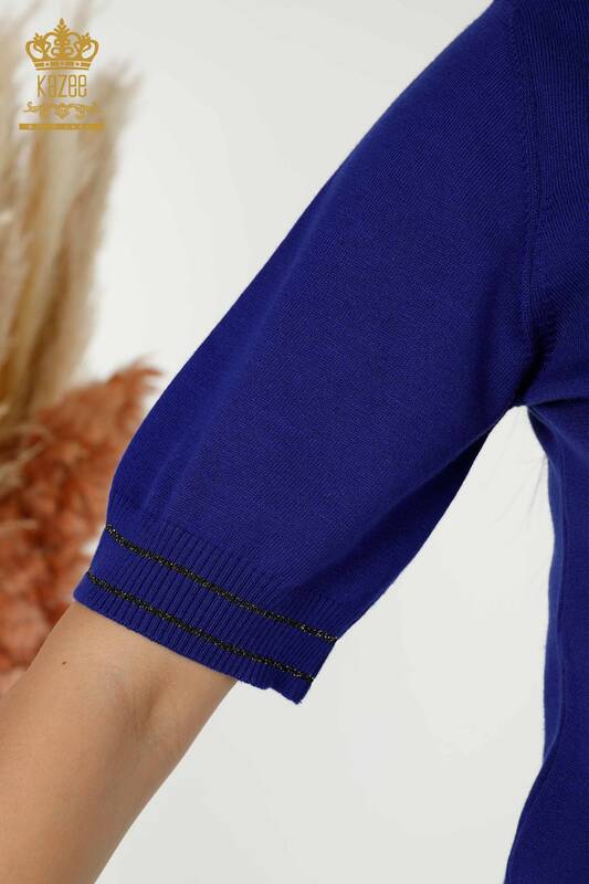 Wholesale Women's Knitwear Sweater - Basic - Saks - 30110 | KAZEE