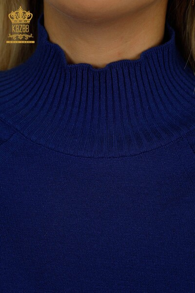 Wholesale Women's Knitwear Sweater Basic Saks - 30757 | KAZEE - Thumbnail (2)