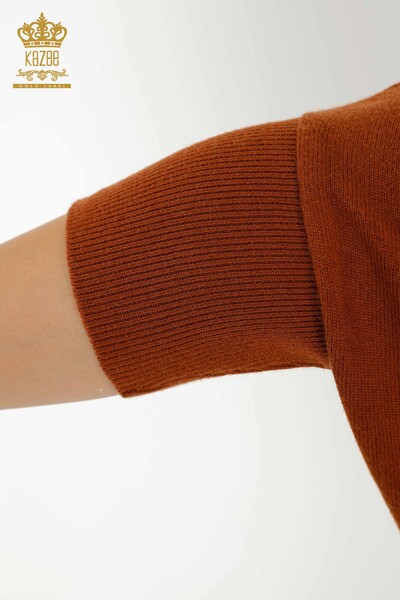 Wholesale Women's Knitwear Sweater - Basic - Taba - 30241 | KAZEE - Thumbnail
