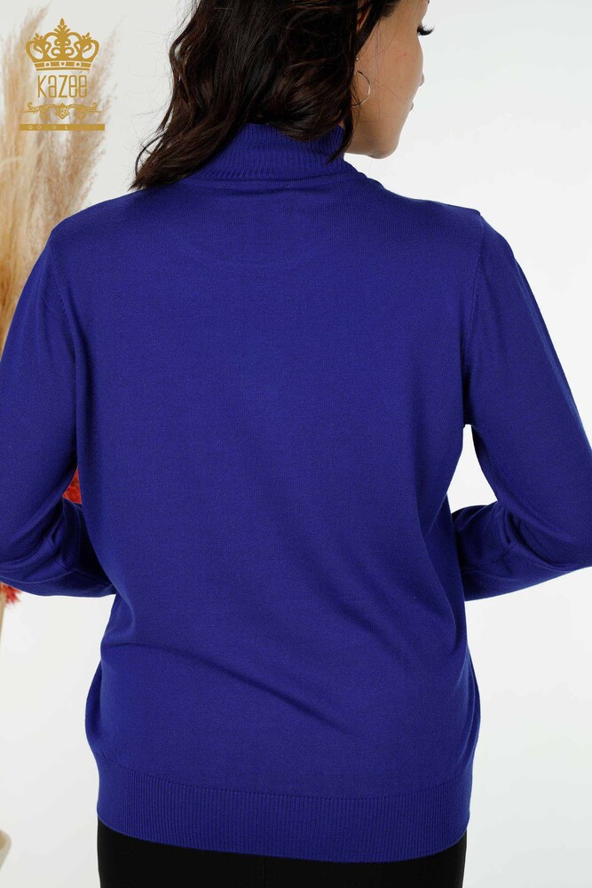 Wholesale Women's Knitwear Sweater Cat Patterned Saks - 16969 | KAZEE - 6