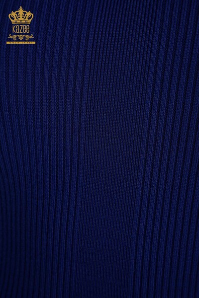 Wholesale Women's Knitwear Sweater with Collar Detail Saks - 30392 | KAZEE - 4