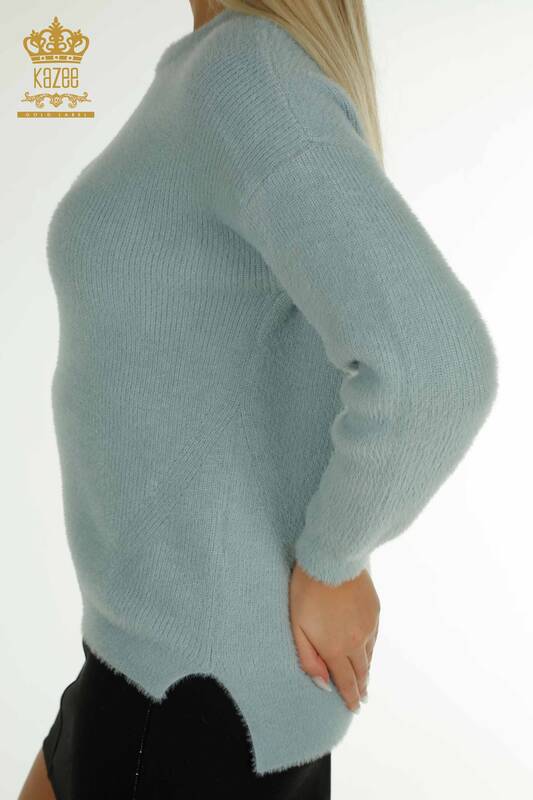 Wholesale Women's Knitwear Sweater Long Sleeve Mint - 30775 | KAZEE