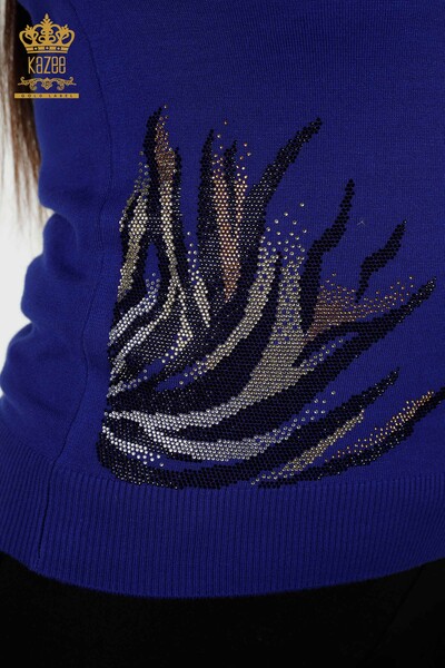 Wholesale Women's Knitwear Sweater - Patterned - Saks - 30005 | KAZEE - Thumbnail