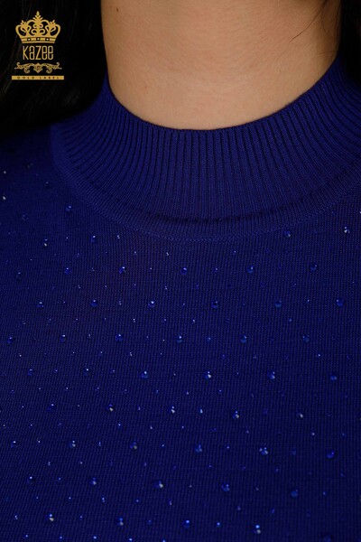 Wholesale Women's Knitwear Sweater - Short Sleeve - Saks - 16950 | KAZEE - 4