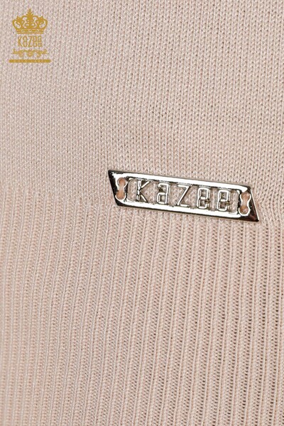 Wholesale Women's Knitwear Zero Sleeve Powder - 16922 | KAZEE - Thumbnail