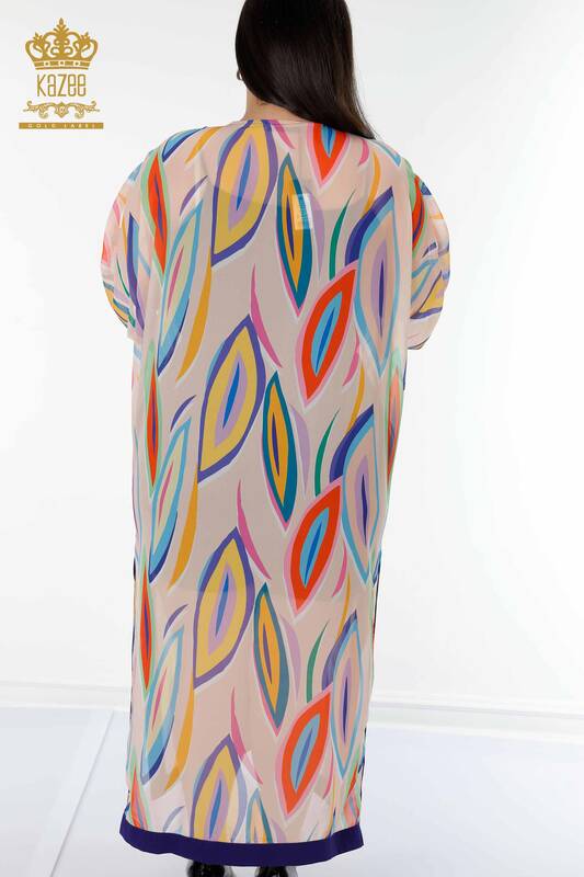 Wholesale Women's Pareo Colored Pattern - 7759 | KAZEE