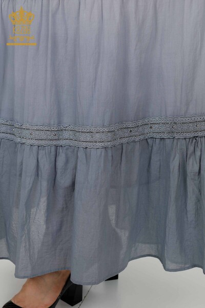 Wholesale Women's Skirt - Color Transition - Gray - 20442 | KAZEE - Thumbnail