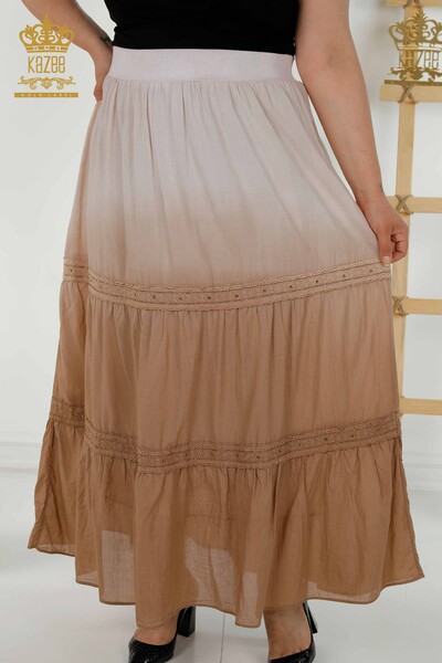 Kazee - Wholesale Women's Skirt - Color Transition - Mink - 20442 | KAZEE (1)