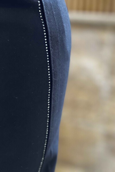 Wholesale Women's Skirt Stripe Detailed Stone Embroidered - 4148 | KAZEE - Thumbnail