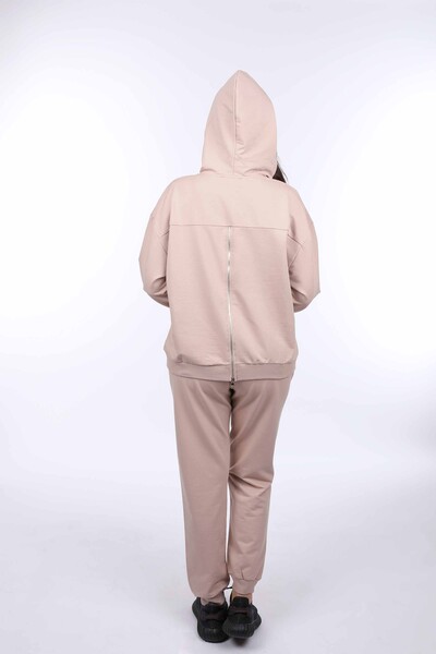 Wholesale Women's Tracksuit Set With Colored Crystal Stones - 17353 | KAZEE - Thumbnail