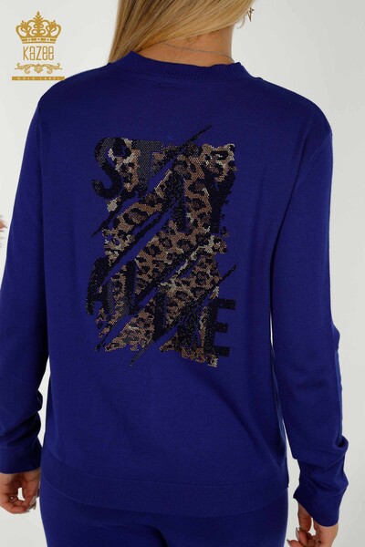 Wholesale Women's Tracksuit Set Stone Embroidered Saks - 16677 | KAZEE - 10