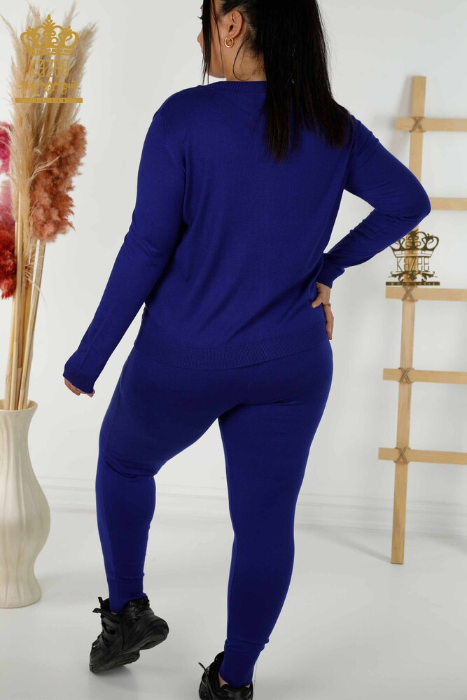 Wholesale Women's Tracksuit Set Zippered Saks - 16676 | KAZEE - 9