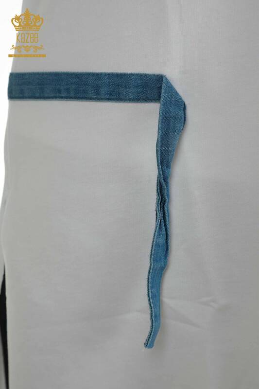 Wholesale Women's Tunic Bag Detailed Ecru - 2402-231033 | S&M