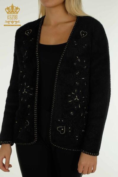Kazee - Wholesale Women's Vest Embroidered Black - 30684 | KAZEE (1)