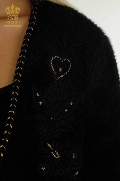 Wholesale Women's Vest Embroidered Black - 30684 | KAZEE - Thumbnail (2)