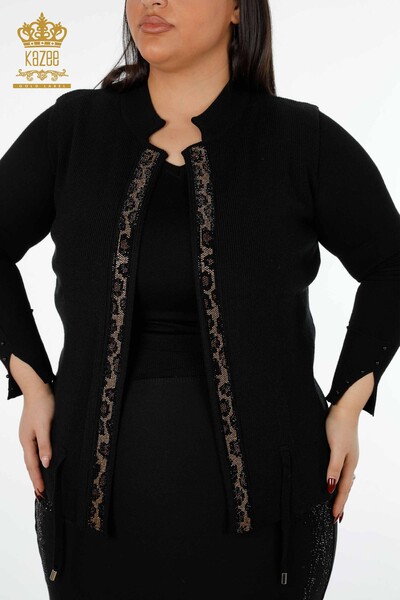 Wholesale Women's Vest Short Black - 16831 | KAZEE - Thumbnail