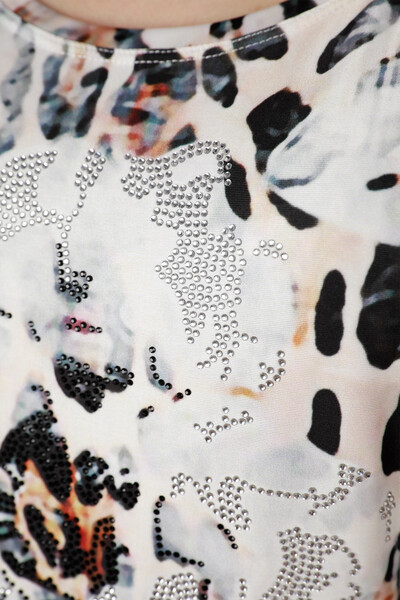 Wholesale Women's Combed Cotton Digital Floral Pattern - 12057 | KAZEE - Thumbnail