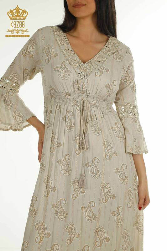 Wholesale Women's Dress Mixed Patterned Mink - 2404-1113 | D
