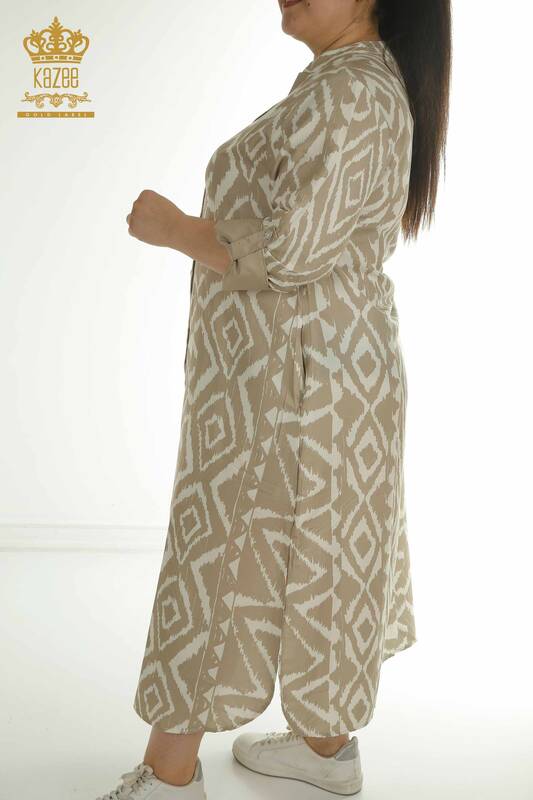 Wholesale Women's Dress Slit Detailed Mink - 2402-211432 | S&M