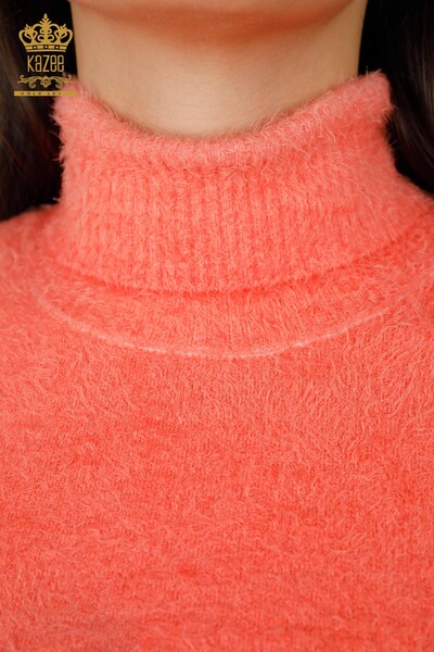 Wholesale Women's Knitwear Sweater Two Colors Crossed Kazee Detailed - 18586 | KAZEE - Thumbnail (2)