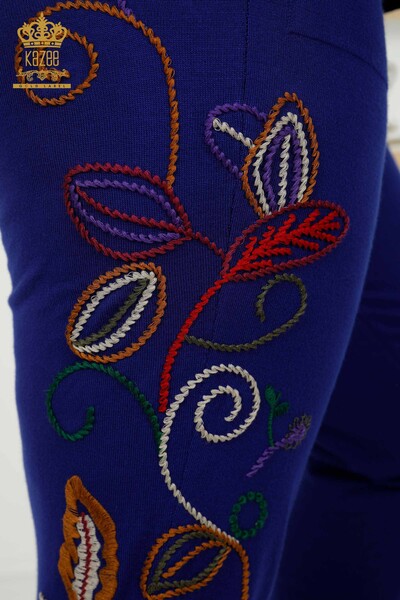 Wholesale Women's Tracksuit Set Colorful Patterned Saks - 16657 | KAZEE - Thumbnail