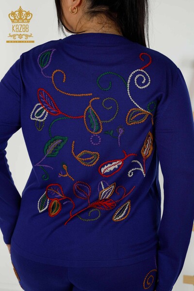 Wholesale Women's Tracksuit Set Colorful Patterned Saks - 16657 | KAZEE - Thumbnail