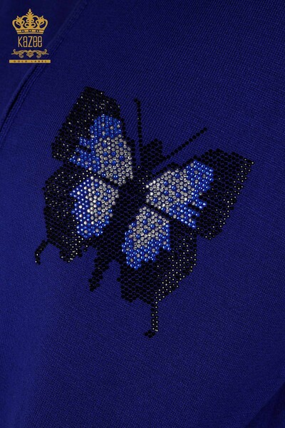 Wholesale Women's Tracksuit Set Butterfly Patterned Saks - 16678 | KAZEE - 5