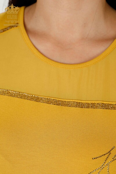 женская блузка оптом американская модель шафран - 78857 | КАZЕЕ - Thumbnail