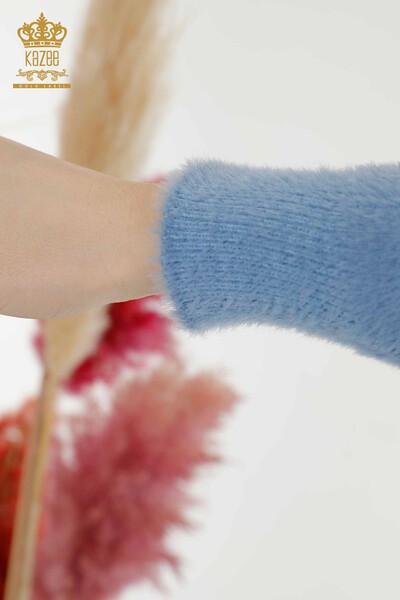 Женский Кардиган Оптом Ангора Синий - 19099 | КАZEE - 5