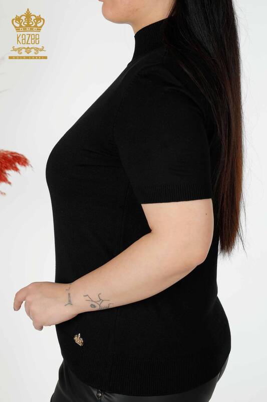 женский трикотаж свитер оптом американская модель черный - 14541 | КАZEE