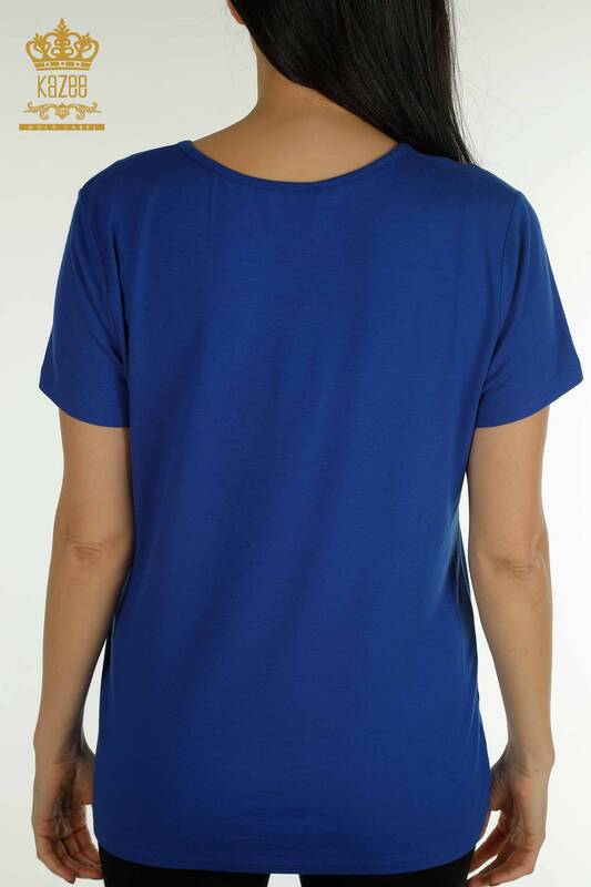 Женская блузка оптом из тюля с подробным описанием Saks - 78996 | КАZЕЕ