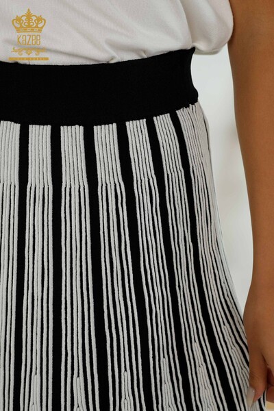 Женская юбка оптом - Два цвета - Экрю - 4131 | КАZEE - Thumbnail