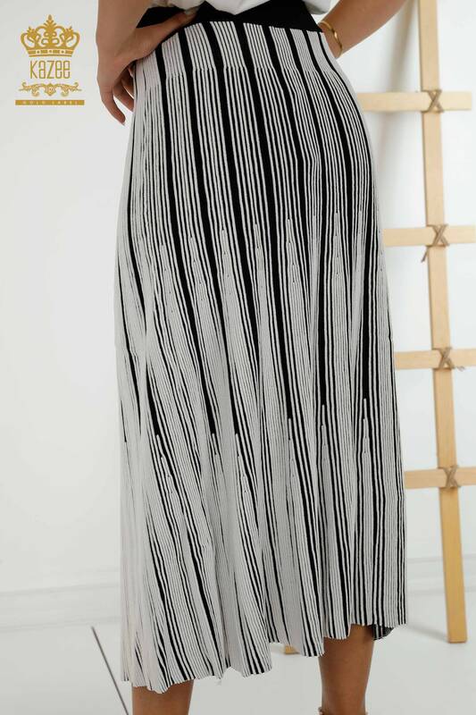 Женская юбка оптом - Два цвета - Экрю - 4131 | КАZEE
