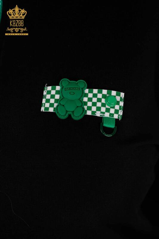 женский спортивный костюм оптом - два цвета - черный зеленый - 20370 | КАZEE