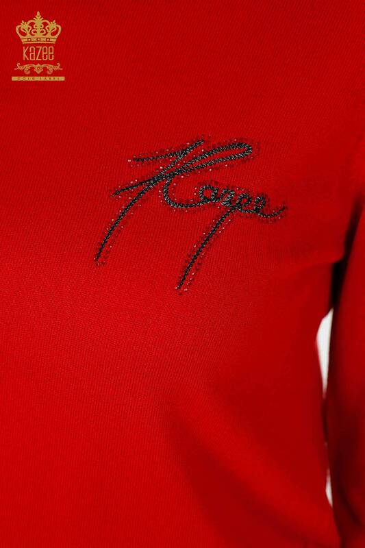 Женский спортивный костюм оптом с вышивкой красным камнем - 16561 | КАZЕЕ