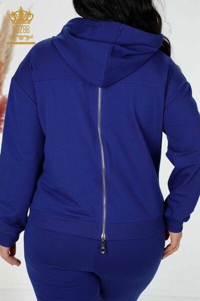 женский спортивный костюм оптом с капюшоном электрический цвет - 17483 | КАZЕЕ - Thumbnail