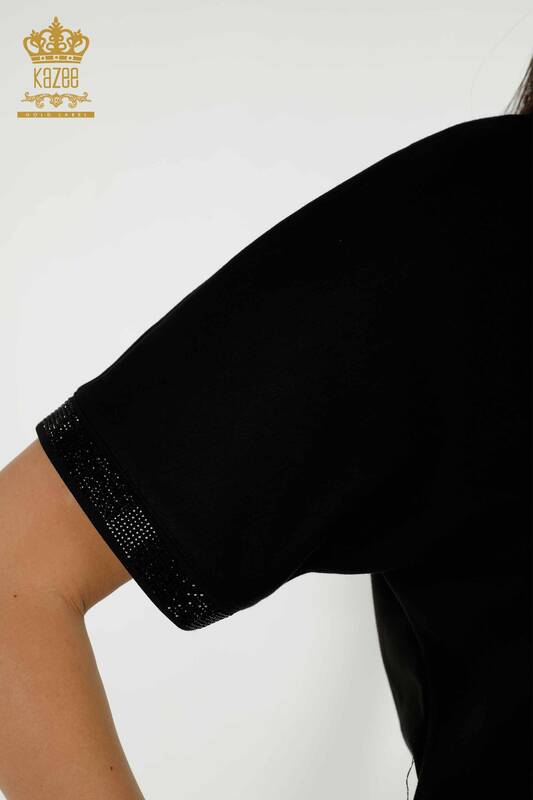 женский спортивный костюм оптом - с коротким рукавом - черный - 20396 | КАZEE