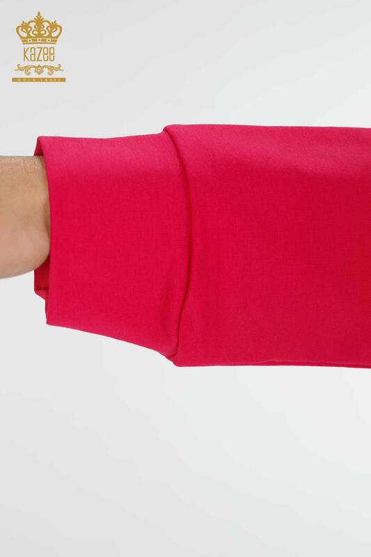 женский спортивный костюм оптом с капюшоном цвета фуксии - 17447 | КАZEE