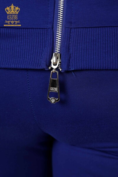 женский спортивный костюм оптом с капюшоном электрический цвет - 17482 | КАZEE - Thumbnail