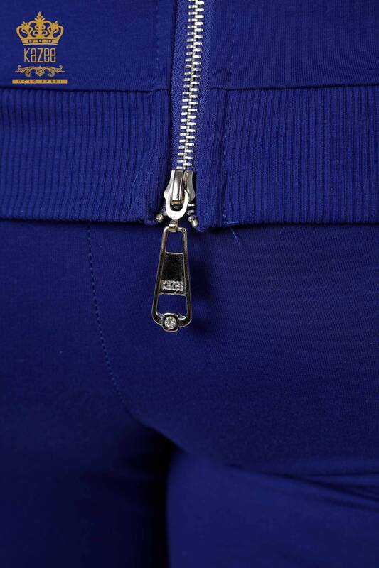 женский спортивный костюм оптом с капюшоном электрический цвет - 17482 | КАZEE