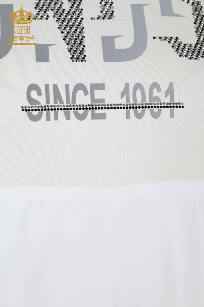 Женский спортивный костюм, оптовая продажа, текст, подробная кость - 17444 | КАZEE - 5