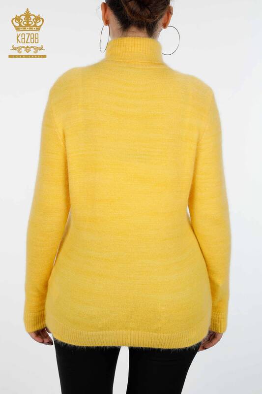 Женский свитер ангора оптом водолазка базовый - 18843 | КАZЕЕ