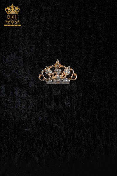 Оптовая Женский Трикотаж Свитер Ангора Черный - 18984 | КАZЕЕ - 5