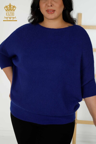 Женские трикотажные свитера оптом - Ангора - Цвет электрик - 30293 | КАZEE - Thumbnail