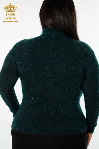 Женский Трикотаж Свитер Оптом Ангора Воротник Стенд Нефти - 19071 | КАZЕЕ - 6